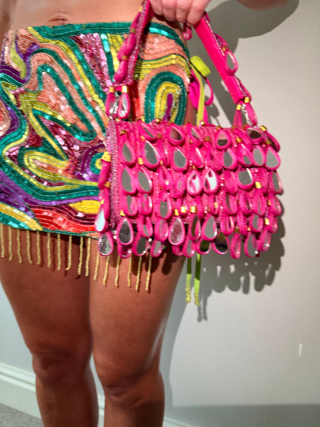 Raia Mirror Bag -Pink