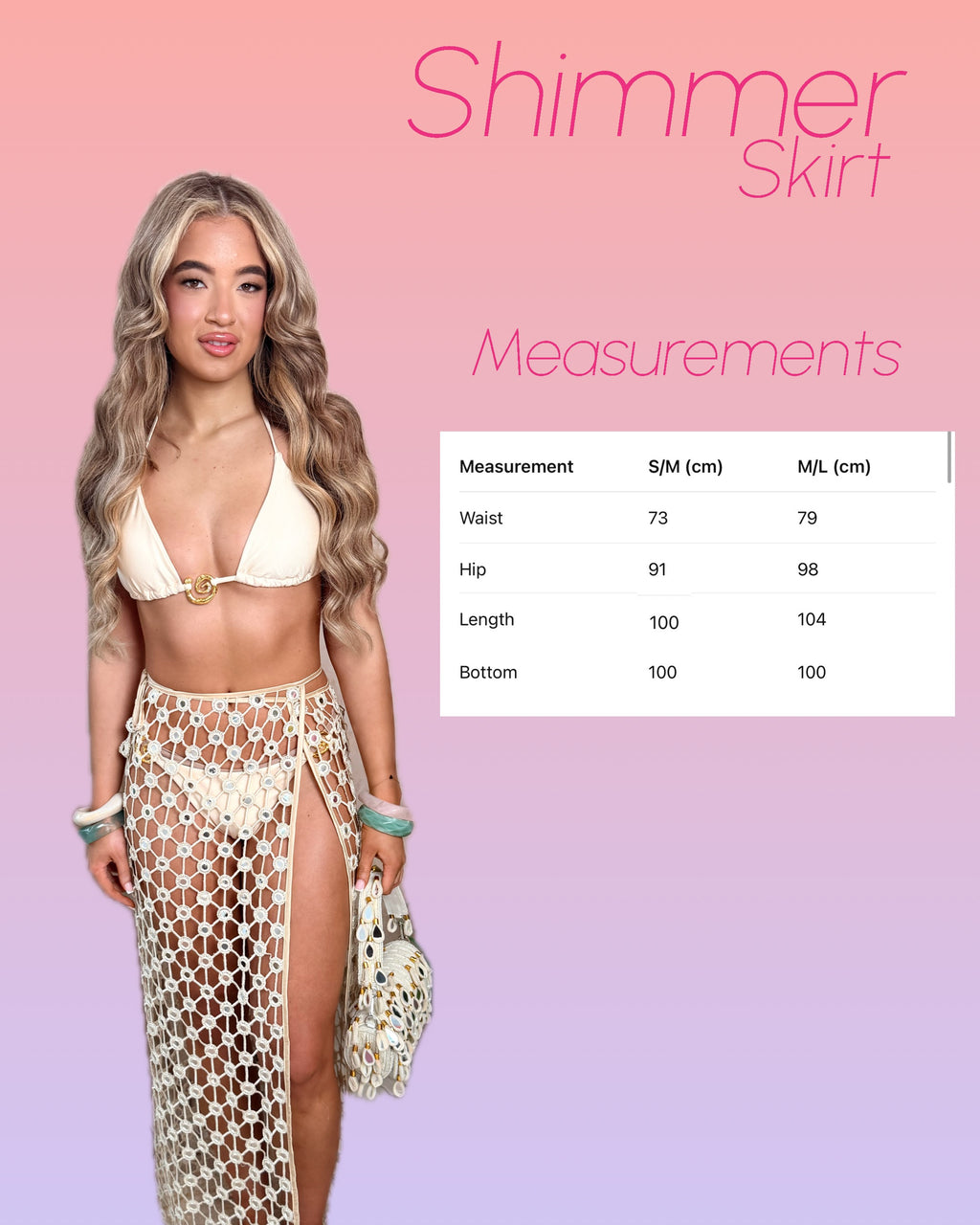 Shimmer Maxi Skirt